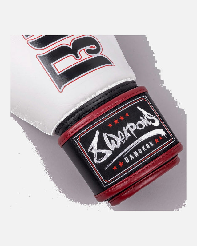 8 WEAPONS Boxhandschuhe Bangkok - Weiß/Schwarz