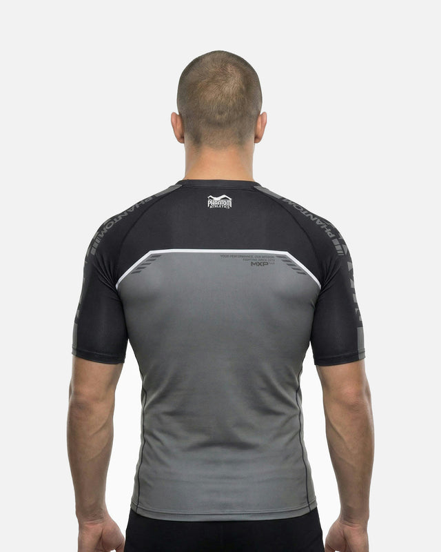 Phantom Athletics Rashguard EVO Apex Kurzarm - Grau