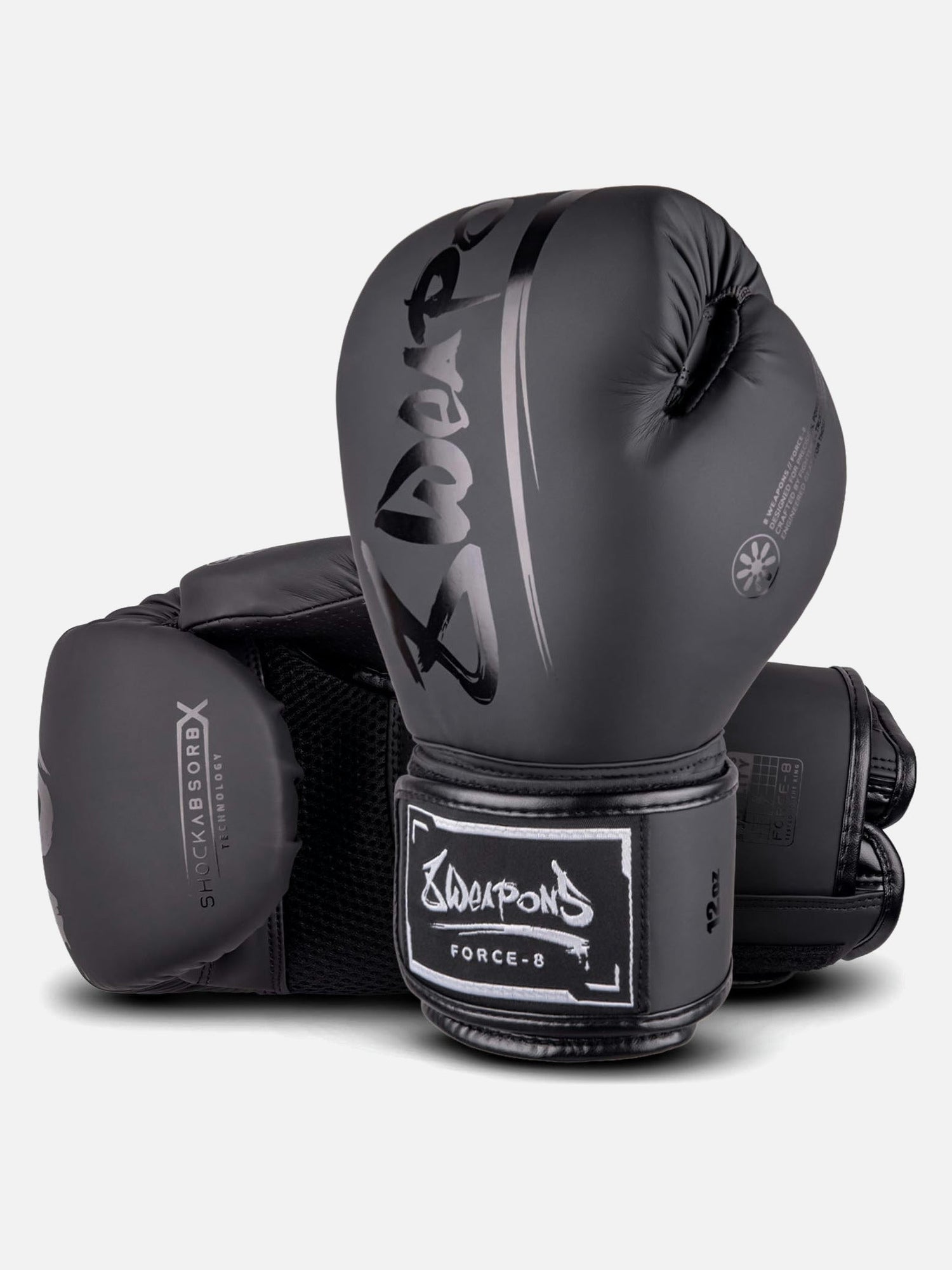 8 WEAPONS Boxhandschuhe Force 8 - Schwarz