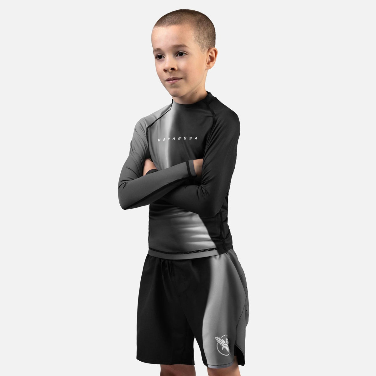Hayabusa MMA Shorts Apex Nova Kinder - Schwarz