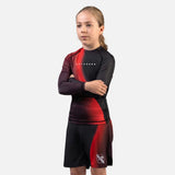Hayabusa MMA Shorts Apex Nova Kinder - Rot