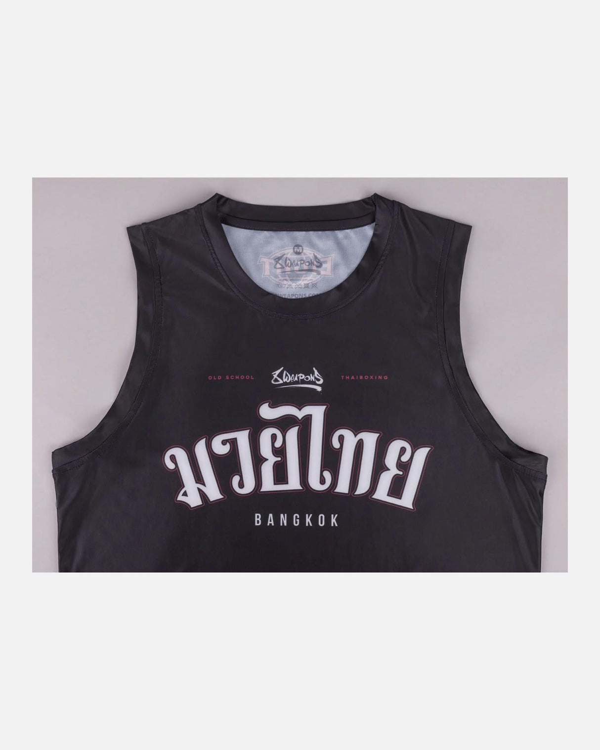 8 WEAPONS Tank Top Bangkok – Schwarz/Weiß