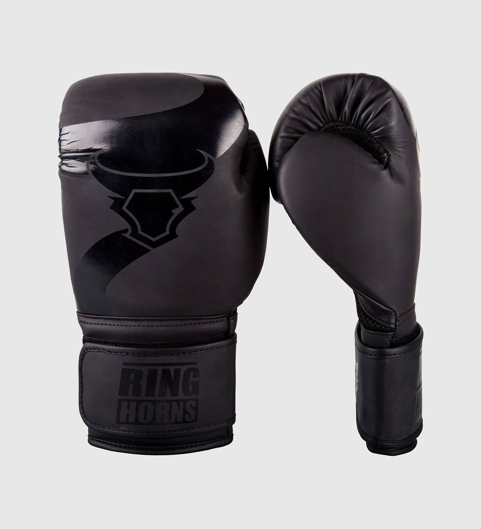 Ringhorns Boxhandschuhe Charger - Schwarz/Schwarz - The Fight Company Deutschland