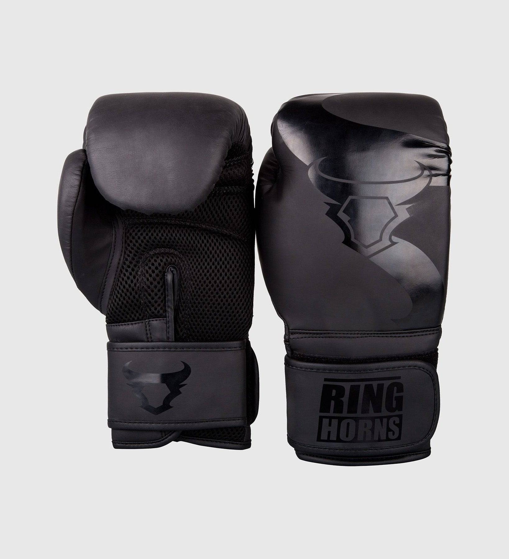 Ringhorns Boxhandschuhe Charger - Schwarz/Schwarz - The Fight Company Deutschland