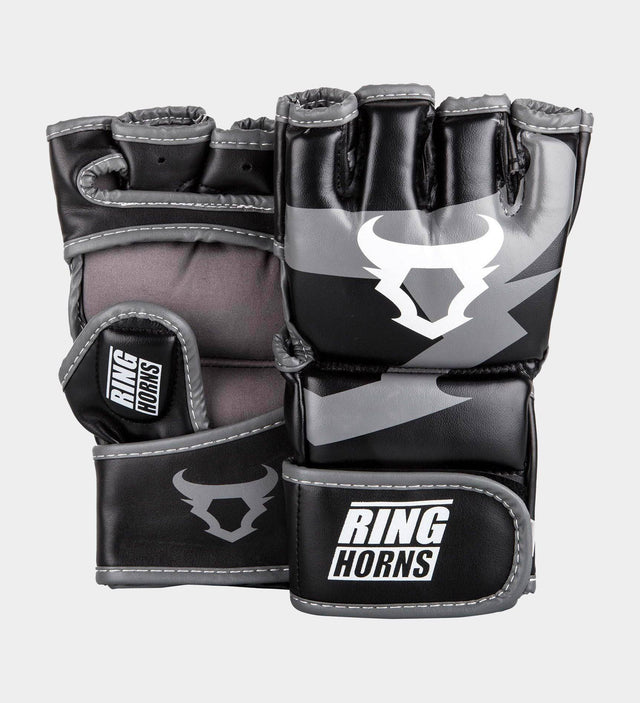 Ringhorns MMA Handschuhe Charger - Schwarz/Grau - The Fight Company Deutschland