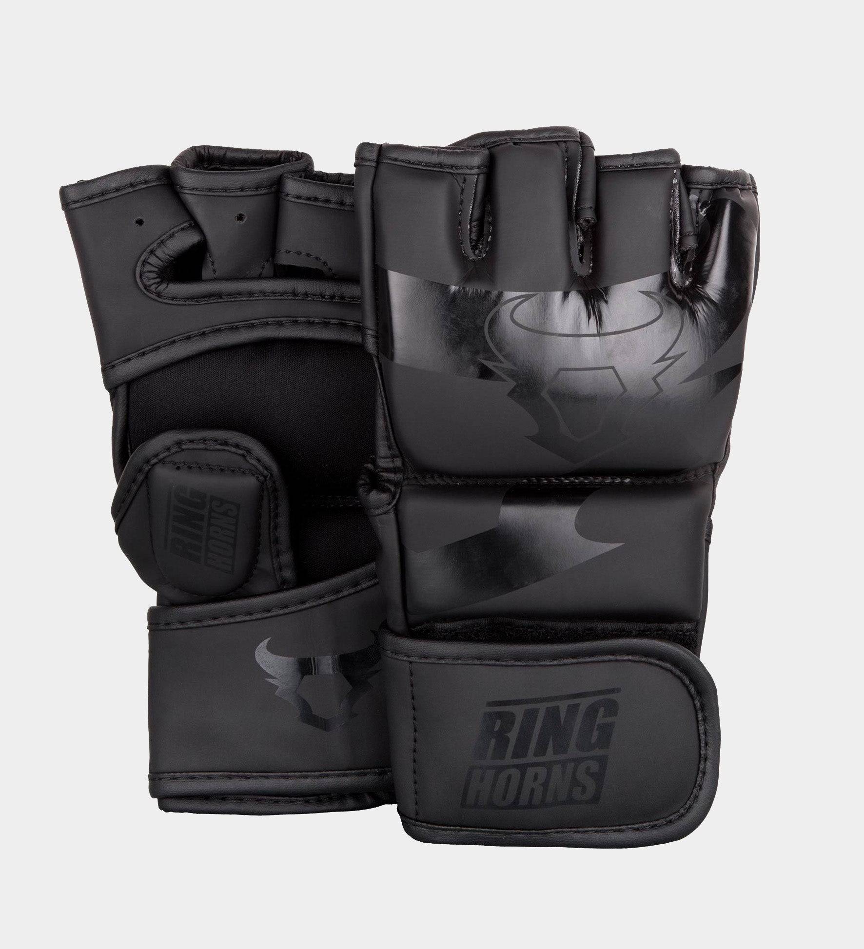 Ringhorns MMA Handschuhe Charger - Schwarz/Schwarz - The Fight Company Deutschland