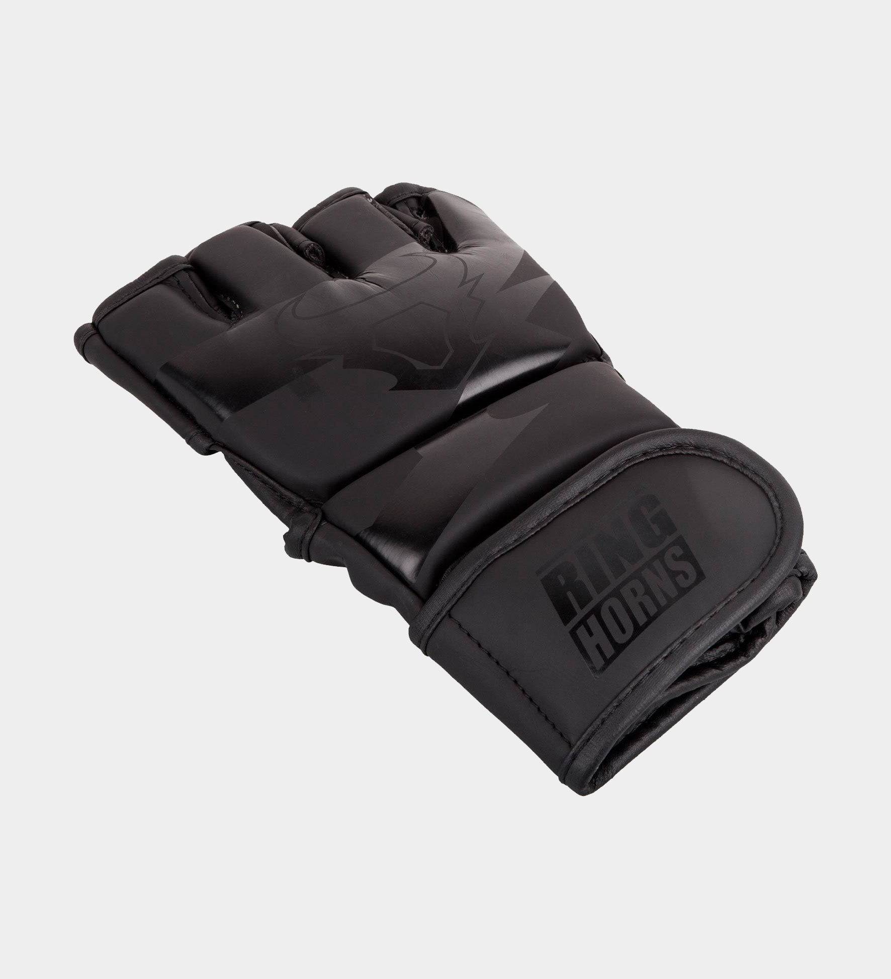 Ringhorns MMA Handschuhe Charger - Schwarz/Schwarz - The Fight Company Deutschland