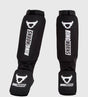 Ringhorns Kickboks Scheenbeschermers Kontact - Zwart/Wit - The Fight Company Deutschland