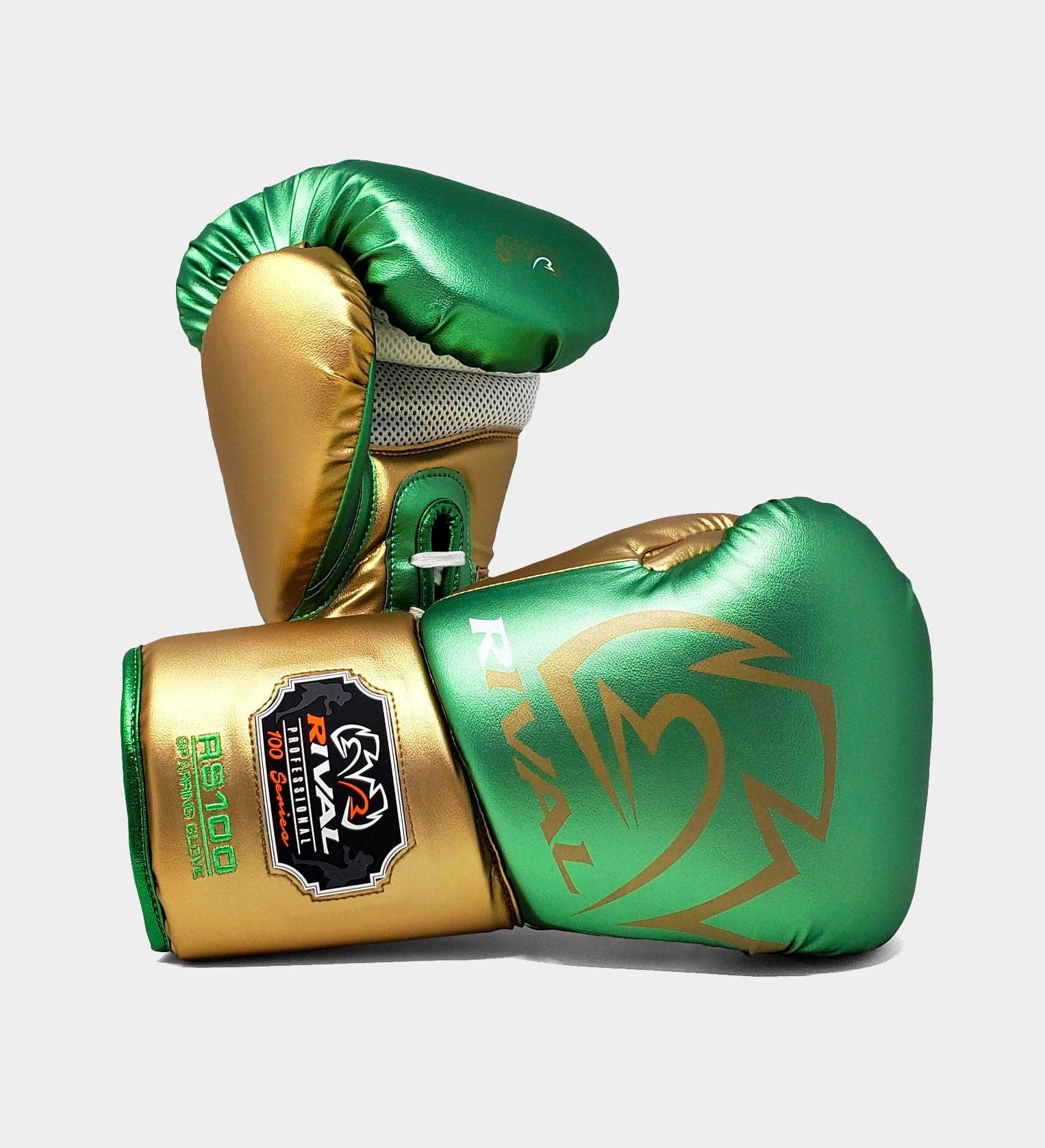 Rival Boxhandschuhe RS100 Professional - Grün/Gold - The Fight Company Deutschland