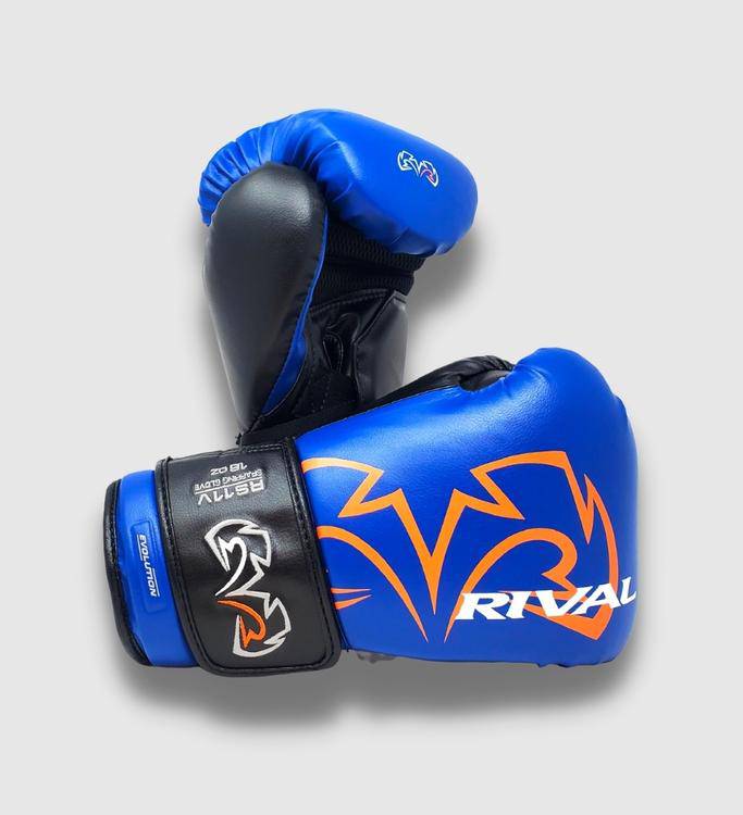 Rival Boxhandschuhe RS11V Evolution - Blau/Schwarz/Orange - The Fight Company Deutschland