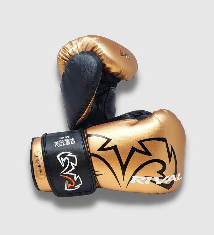 Rival Boxhandschuhe RS11V Evolution - Gold/Schwarz - The Fight Company Deutschland