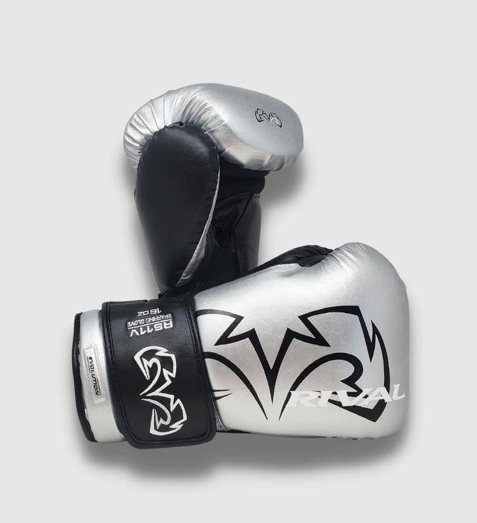 Rival Boxhandschuhe RS11V Evolution - Silber/Schwarz - The Fight Company Deutschland