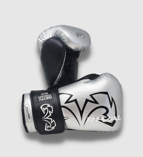Rival Boxhandschuhe RS11V Evolution - Silber/Schwarz - The Fight Company Deutschland