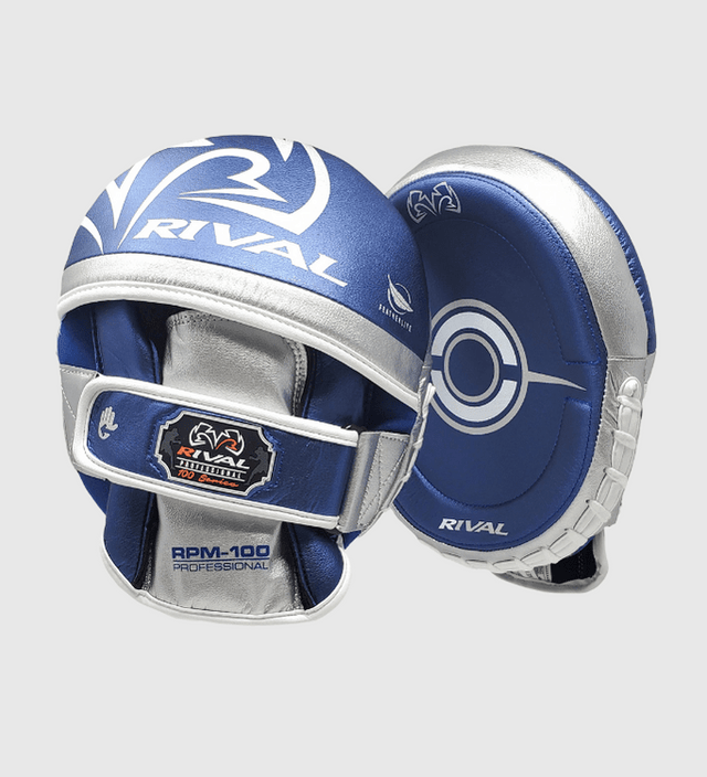 Rival Boxpratzen RPM100 Professional - Blau/Silber - The Fight Company Deutschland