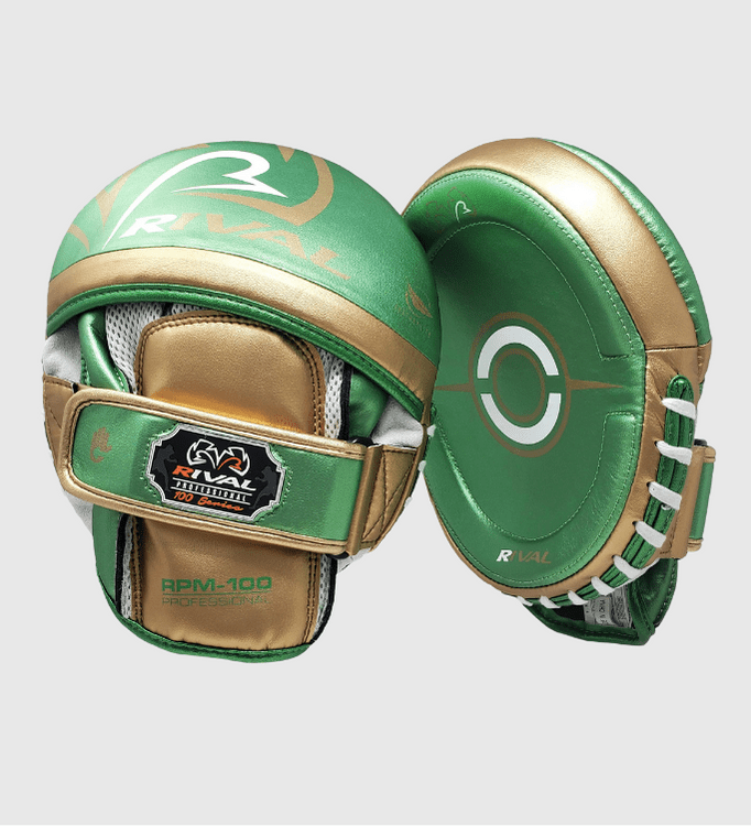 Rival Boxpratzen RPM100 Professional - Grün/Gold - The Fight Company Deutschland