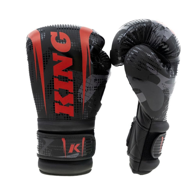 King Pro Boxing Boxhandschuhe Shogun - Schwarz/Rot