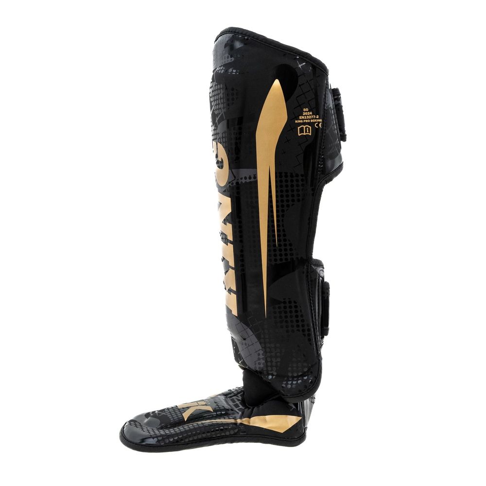 King Pro Boxing Schienbeinschoner Shogun - Schwarz/Gold