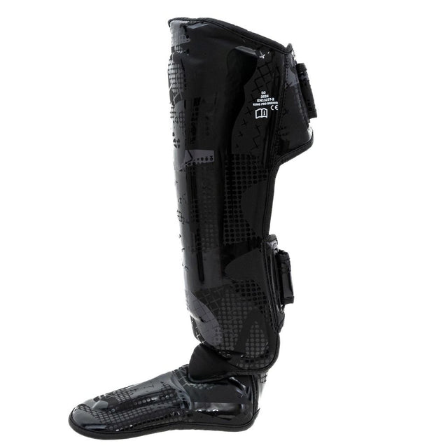 King Pro Boxing Schienbeinschoner Shogun - Schwarz/Schwarz