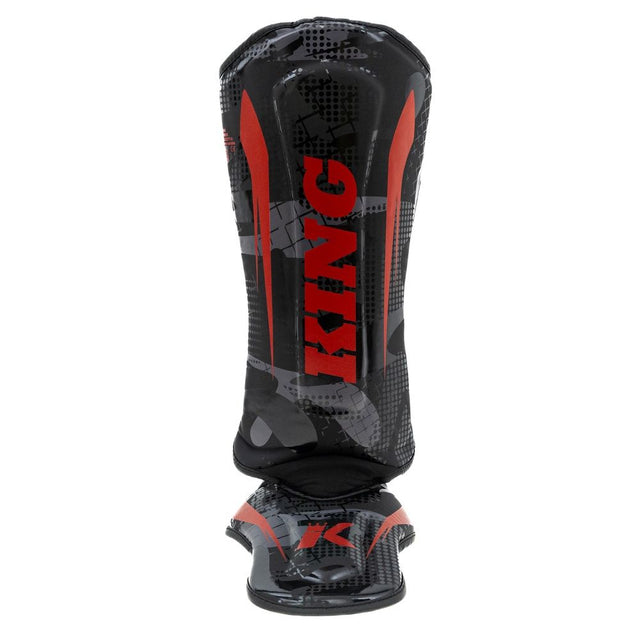 King Pro Boxing Schienbeinschoner Shogun - Schwarz/Rot