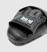 Super Pro Boxpratzen Curved - Schwarz/Weiss - The Fight Company Deutschland