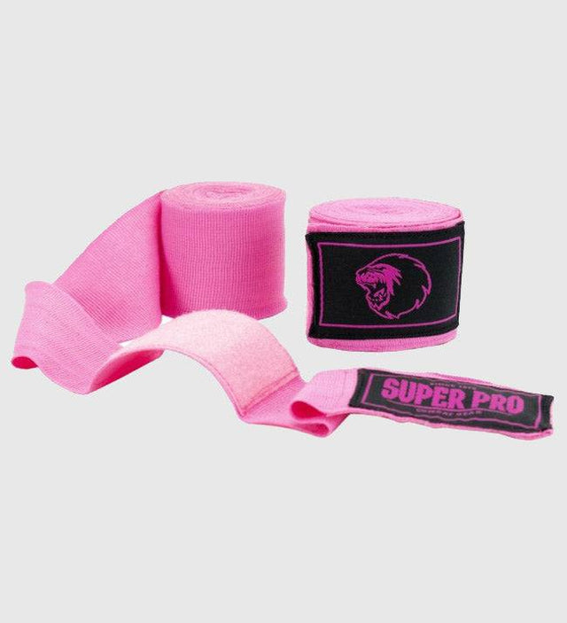 Super Pro Boxbandagen - Pink - The Fight Company Deutschland