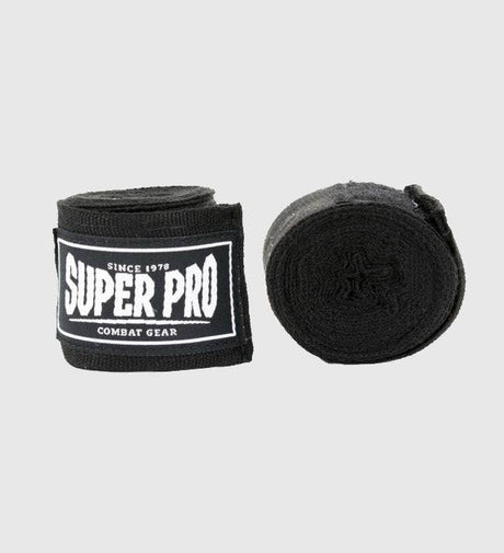 Super Pro Boxbandagen - Schwarz - The Fight Company Deutschland