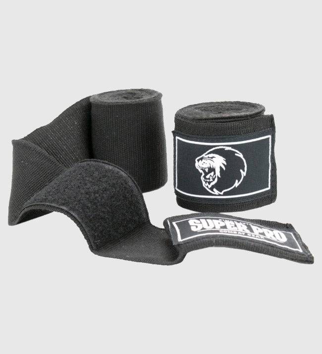 Super Pro Boxbandagen - Schwarz - The Fight Company Deutschland