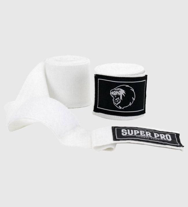 Super Pro Boxbandagen - Weiss - The Fight Company Deutschland