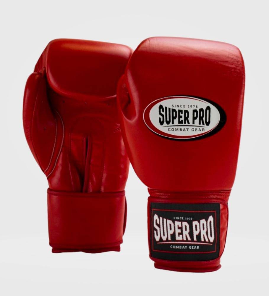 Super Pro Boxhandschuhe Thai Pro - Rot - The Fight Company Deutschland