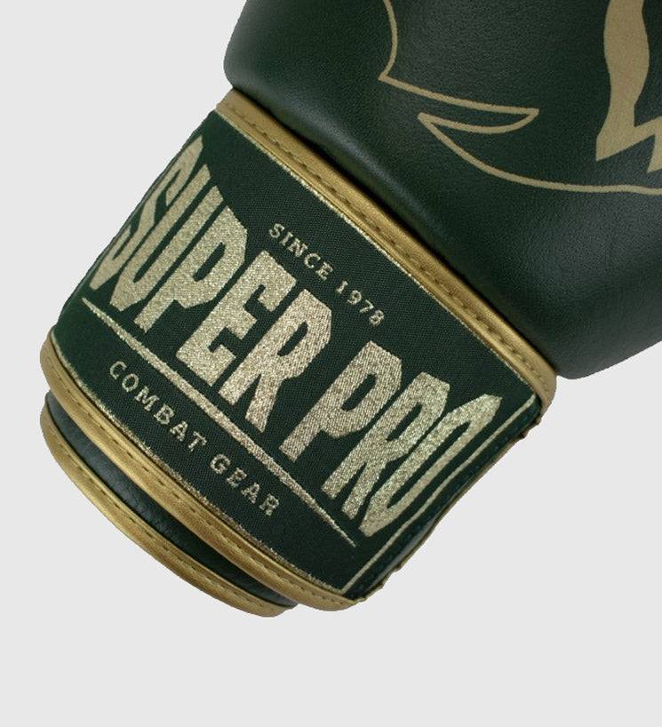 Super Pro Boxhandschuhe Warrior - Grün/Gold - The Fight Company Deutschland