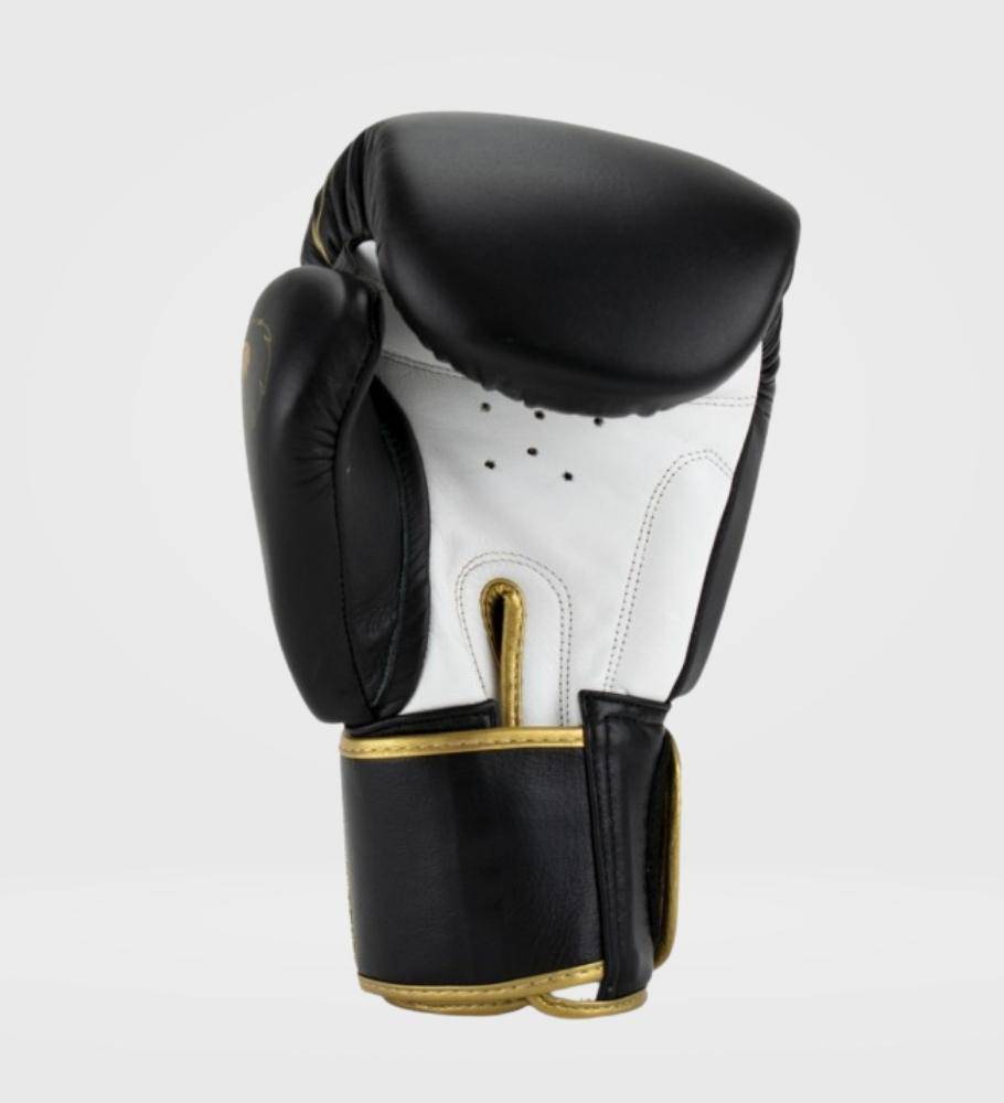 Super Pro Boxhandschuhe Warrior - Schwarz/Gold/Weiss - The Fight Company Deutschland