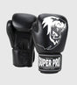 Super Pro Boxhandschuhe Warrior - Schwarz/Weiss - The Fight Company Deutschland