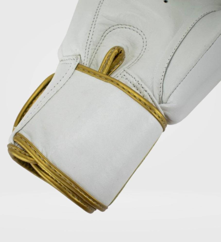 Super Pro Boxhandschuhe Warrior - Weiss/Gold - The Fight Company Deutschland