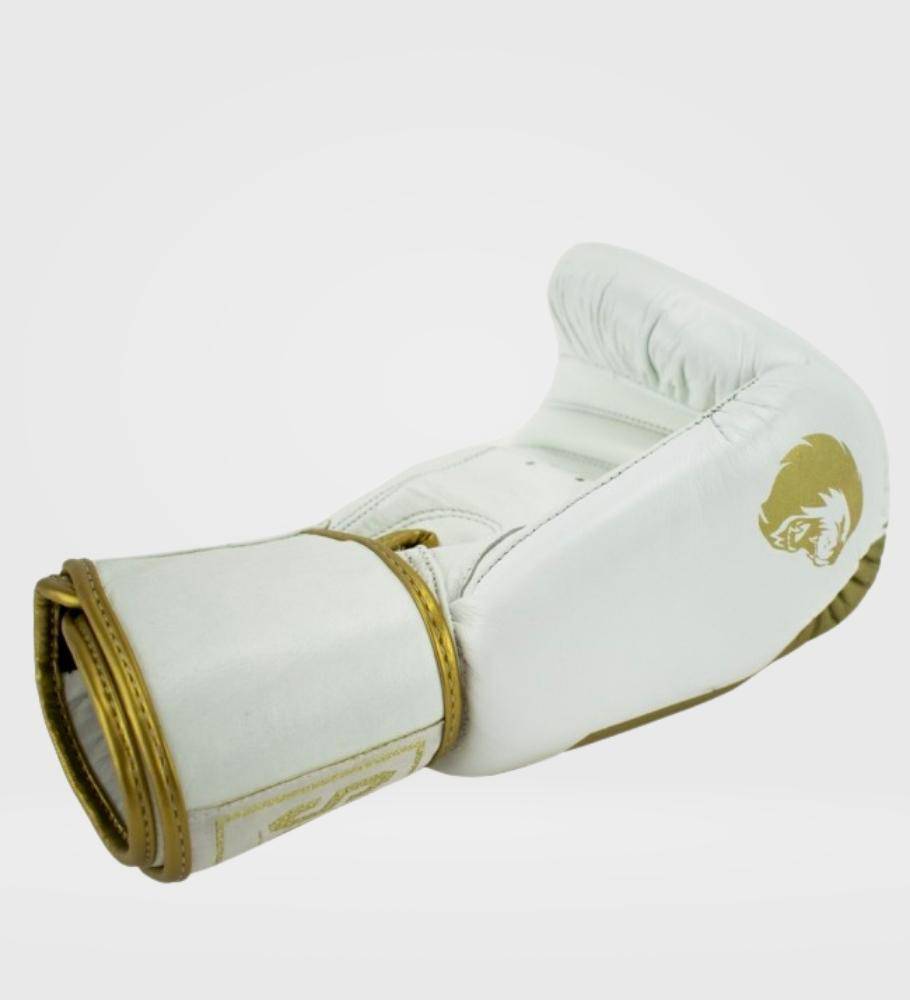 Super Pro Boxhandschuhe Warrior - Weiss/Gold - The Fight Company Deutschland