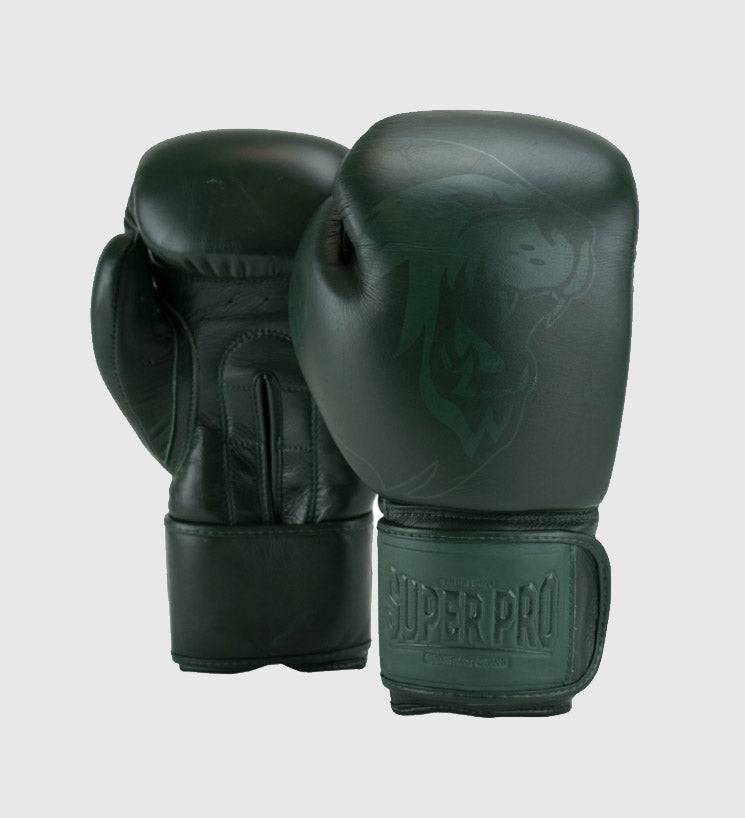 Super Pro Boxhandschuhe Legend - Dunkelgrün - The Fight Company Deutschland