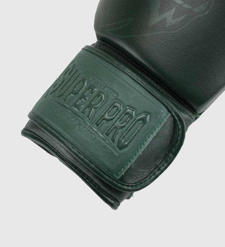 Super Pro Boxhandschuhe Legend - Dunkelgrün - The Fight Company Deutschland