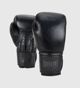 Super Pro Boxhandschuhe Legend - Schwarz/Schwarz - The Fight Company Deutschland