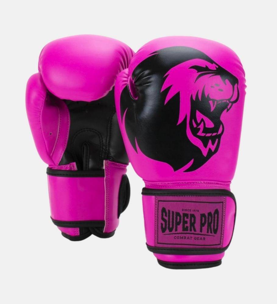 Super Pro Boxhandschuhe Talent Kids - Pink/Schwarz - The Fight Company Deutschland