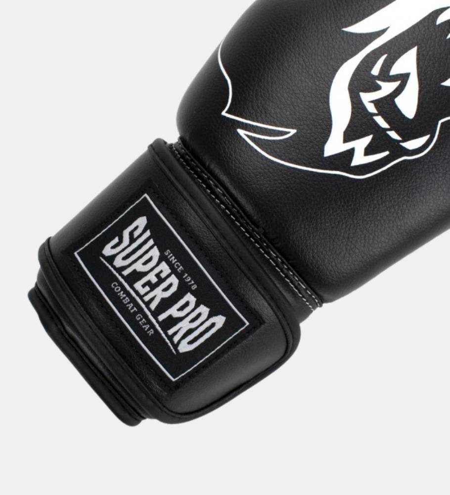 Super Pro Boxhandschuhe Talent Kids - Schwarz/Weiss - The Fight Company Deutschland