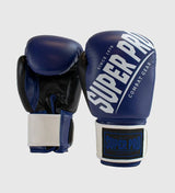 Super Pro Boxhandschuhe Rebel - Blau/Weiss/Schwarz - The Fight Company Deutschland