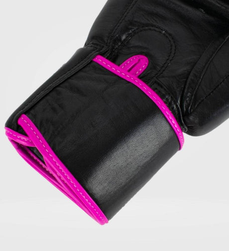 Super Pro Boxhandschuhe Warrior - Schwarz/Pink - The Fight Company Deutschland