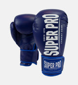 Super Pro Boxhandschuhe Champ - Blau/Weiss - The Fight Company Deutschland