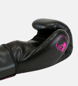 Super Pro Boxhandschuhe Champ - Schwarz/Pink - The Fight Company Deutschland