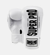Super Pro Boxhandschuhe Champ - Weiss/Schwarz - The Fight Company Deutschland