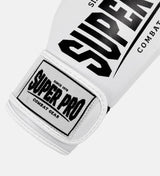 Super Pro Boxhandschuhe Champ - Weiss/Schwarz - The Fight Company Deutschland