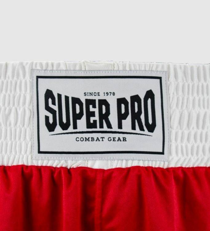 Super Pro Boxhosen Club - Rot/Weiss - The Fight Company Deutschland