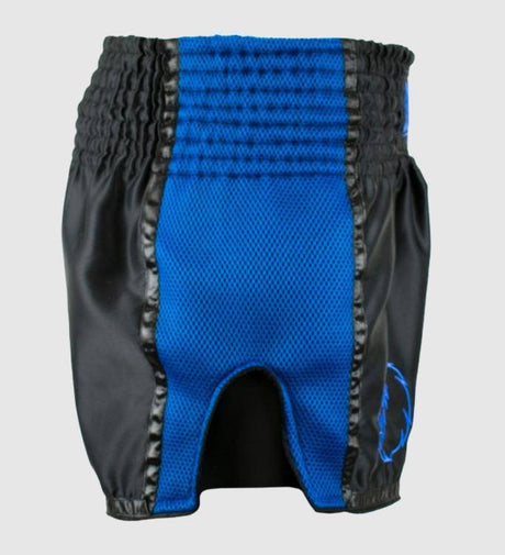 Super Pro Muay Thai Shorts Brave - Schwarz/Blau - The Fight Company Deutschland