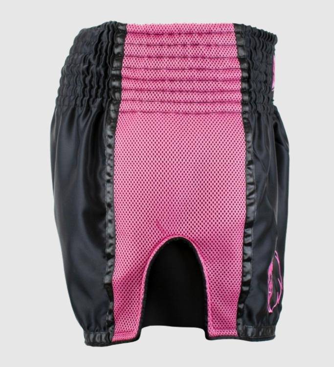 Super Pro Muay Thai Shorts Brave - Schwarz/Pink - The Fight Company Deutschland