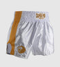 Super Pro Muay Thai Shorts Brave - Weiss/Gold - The Fight Company Deutschland