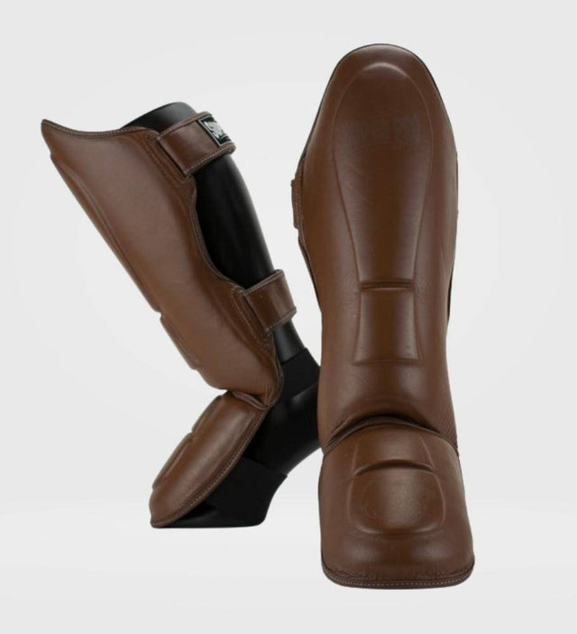 Super Pro Schienbeinschoner Guardian - Braun - The Fight Company Deutschland